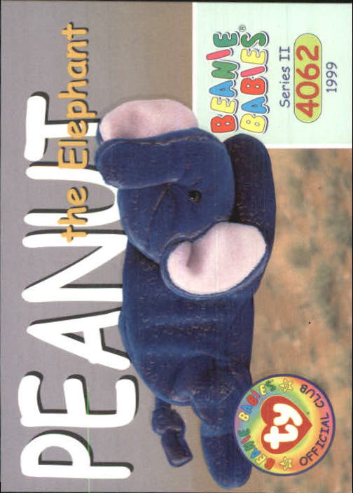 1999 Ty Beanie Babies Series II #206 Peanut the Elephant