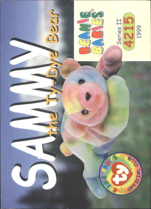 1999 Ty Beanie Babies Series II #215 Sammy the Ty-Dye Bear