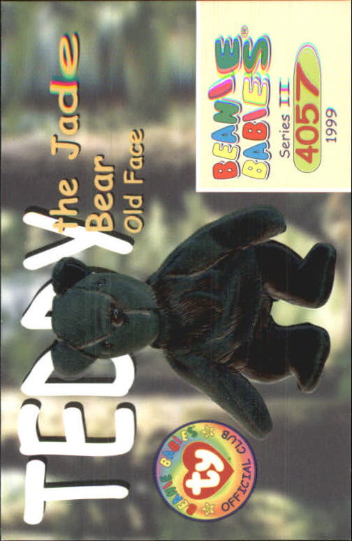 1999 Ty Beanie Babies Series II #237 Teddy the Jade Bear - Old Face