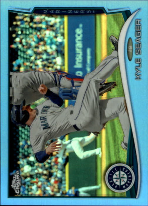 2014 Topps Chrome Blue Refractors #106 Kyle Seager