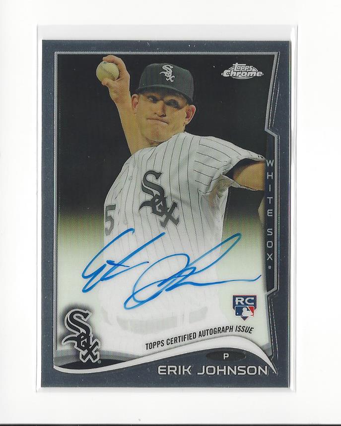 2014 Topps Chrome Rookie Autographs #98 Erik Johnson