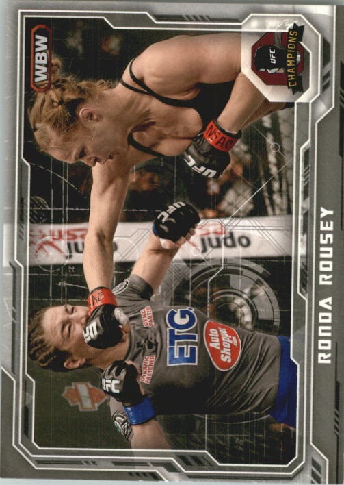 2014 Topps UFC Champions Silver #76 Ronda Rousey
