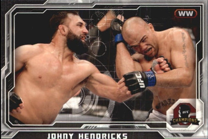 2014 Topps UFC Champions Black #93 Johny Hendricks