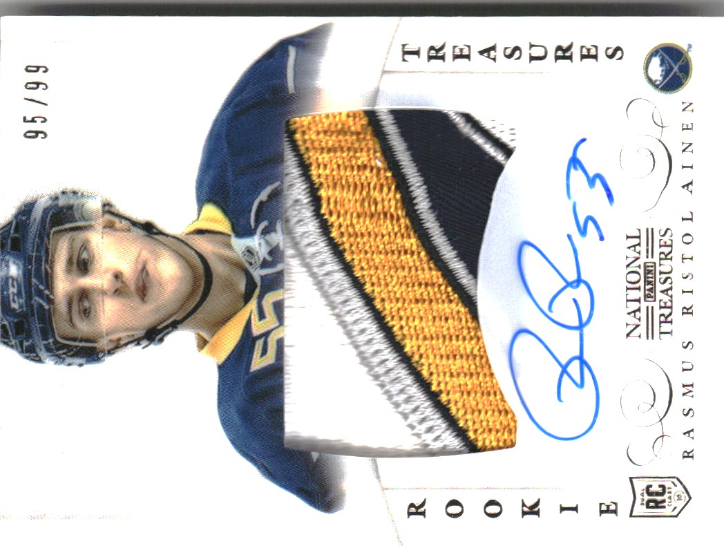 2013-14 Panini National Treasures #201 Rasmus Ristolainen JSY AU RC