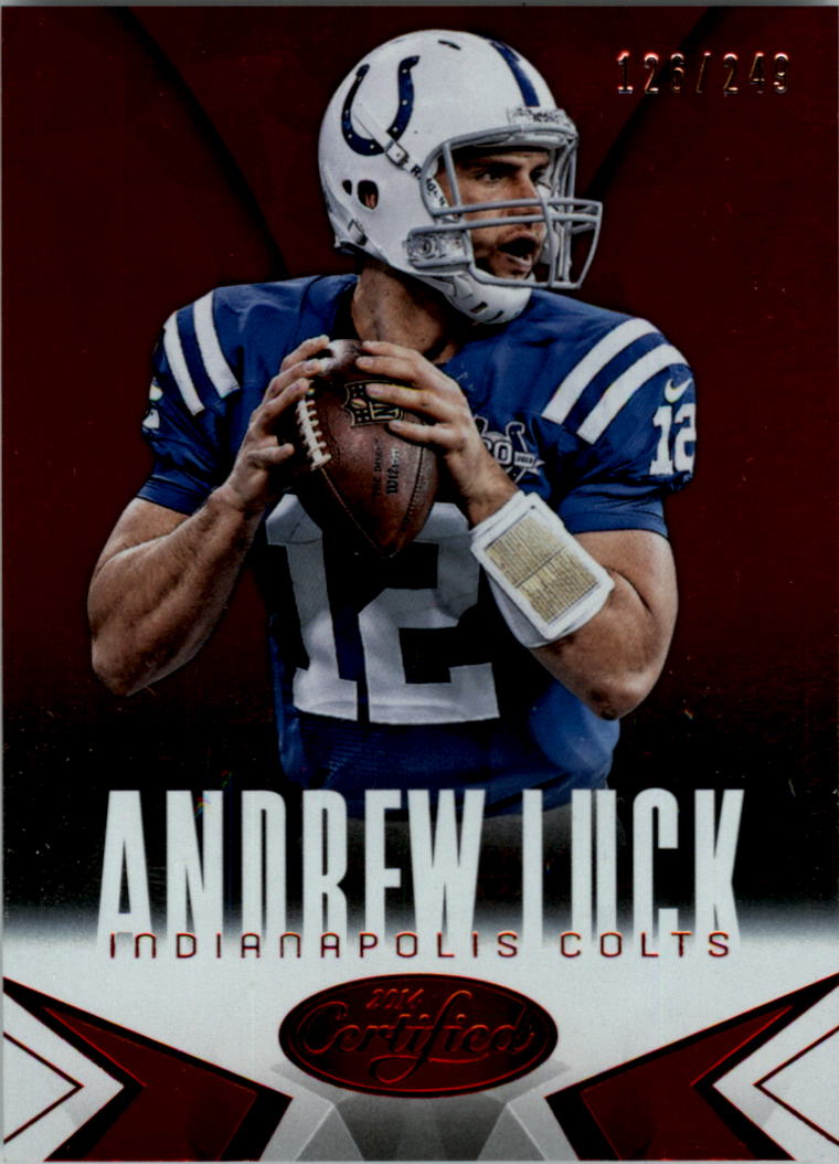 2014 Certified Red #42 Andrew Luck