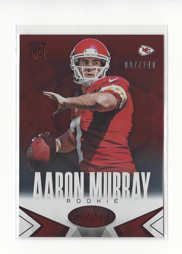 2014 Certified Red #102 Aaron Murray