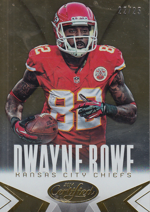 2014 Certified Gold #49 Dwayne Bowe