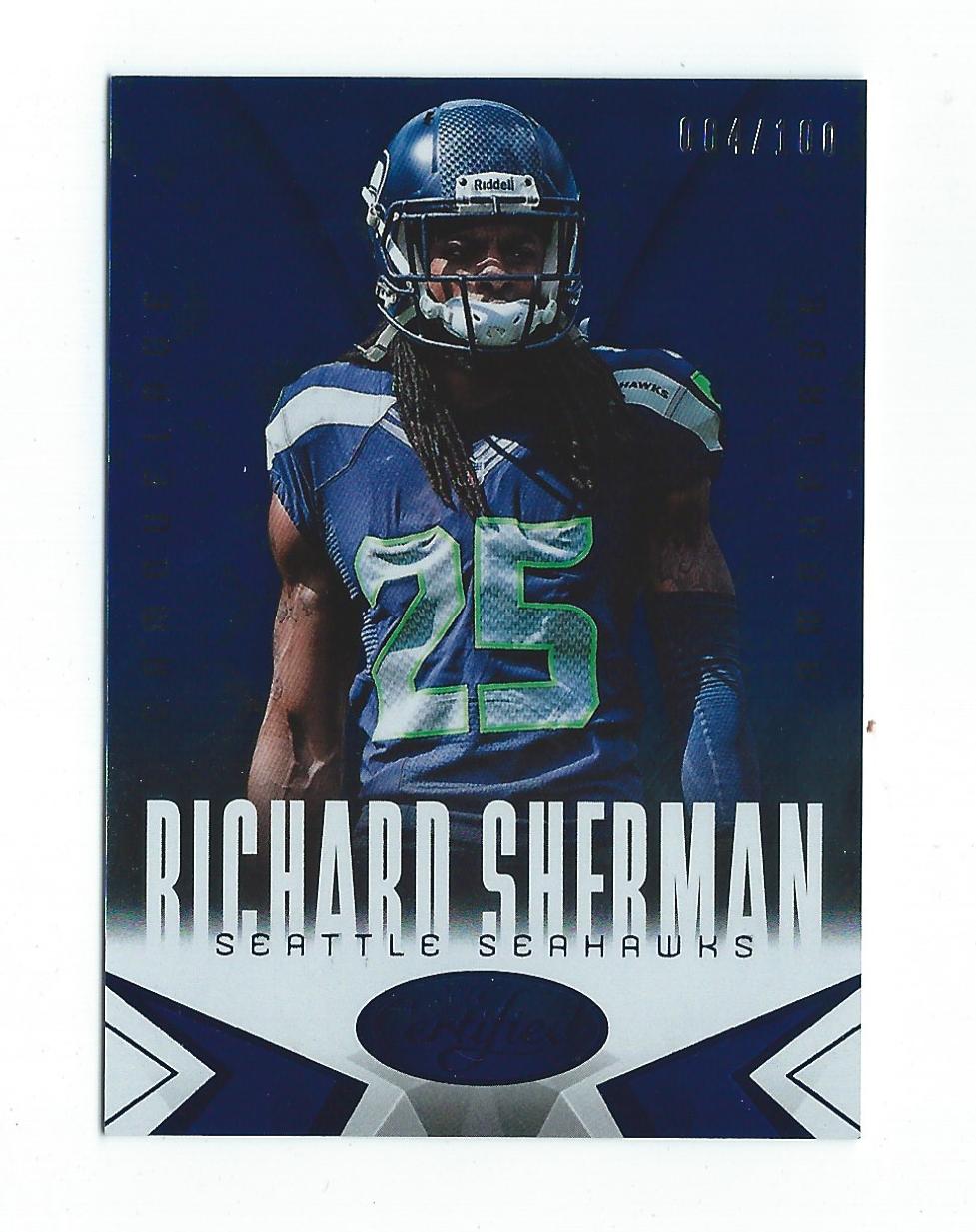 2014 Certified Camo Blue #88 Richard Sherman