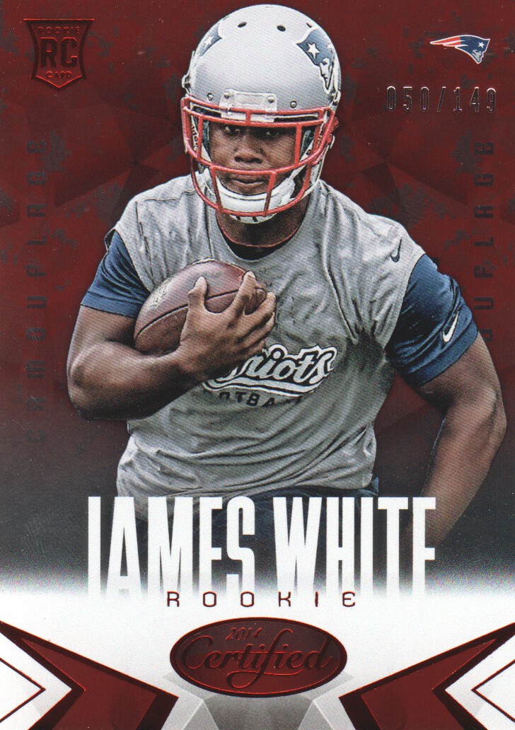 2014 Certified Camo Red #130 James White