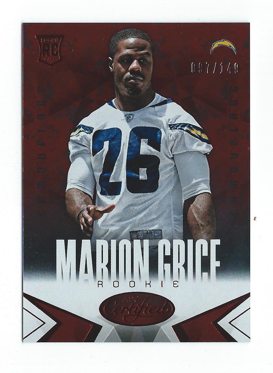 2014 Certified Camo Red #149 Marion Grice