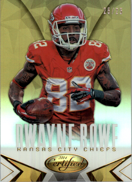 2014 Certified Mirror Gold #49 Dwayne Bowe