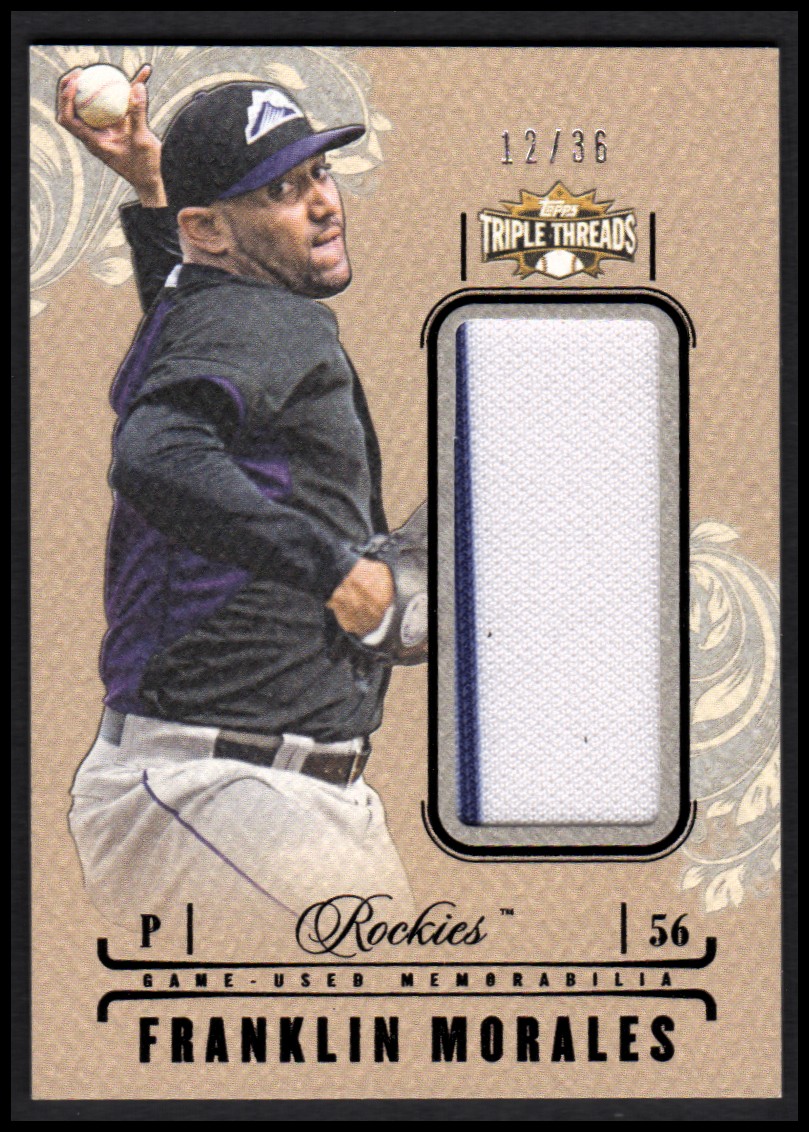 2014 Topps Triple Threads Unity Relics #UJRFMO Franklin Morales