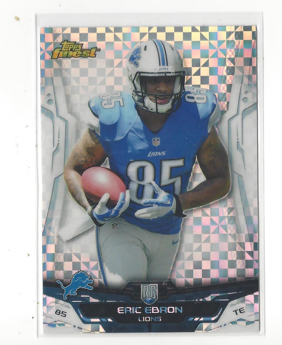2014 Finest Xfractors #123 Eric Ebron