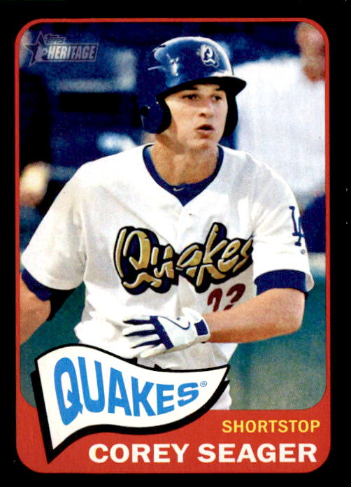 2014 Topps Heritage Minors Black #22 Corey Seager