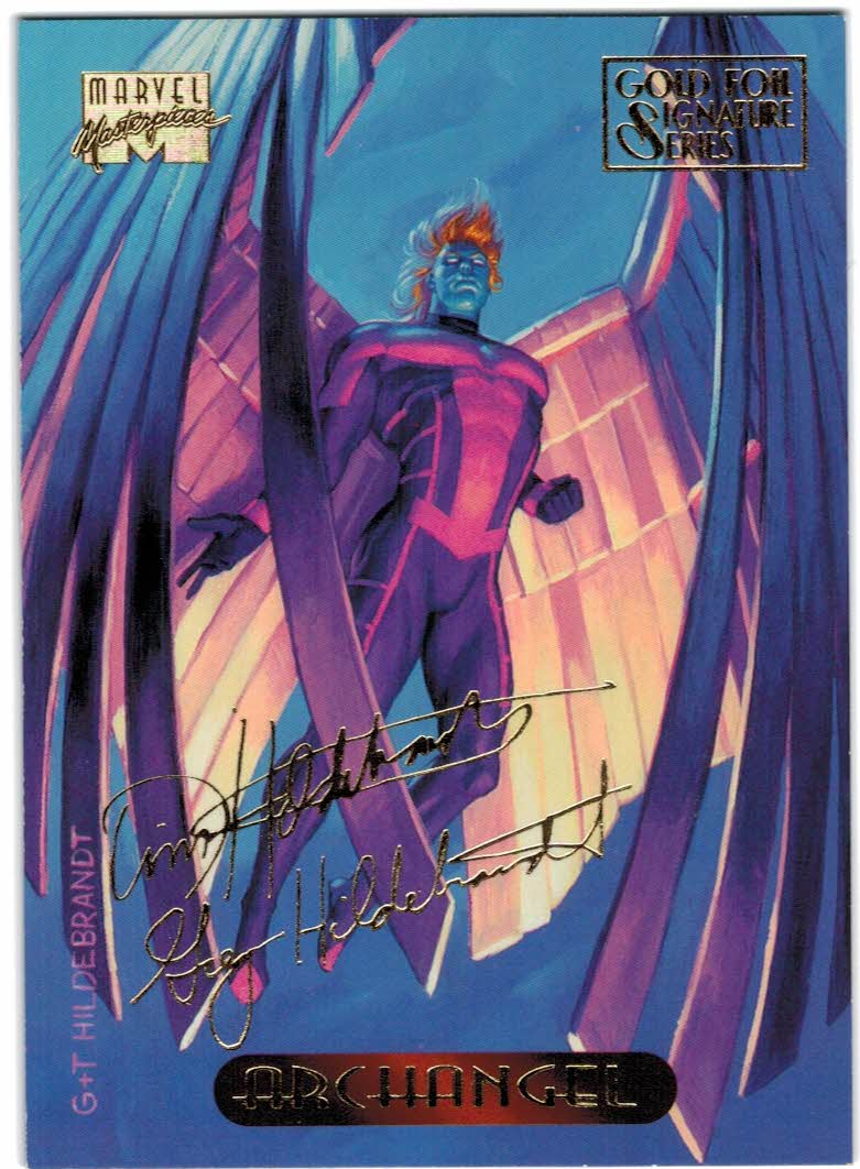 1994 Fleer Marvel Masterpieces Gold Signature #2 Archangel