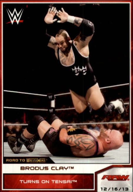 2014 Topps WWE Road to WrestleMania Bronze #65 Brodus Clay Turns of Tensai