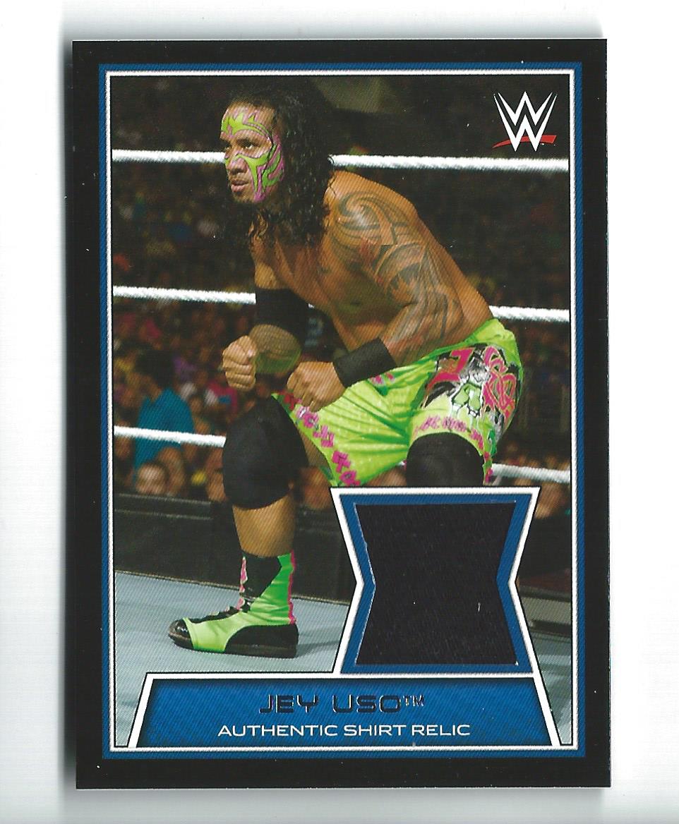 2014 Topps WWE Road to WrestleMania Swatch Relics #NNO Jey Uso/Shirt
