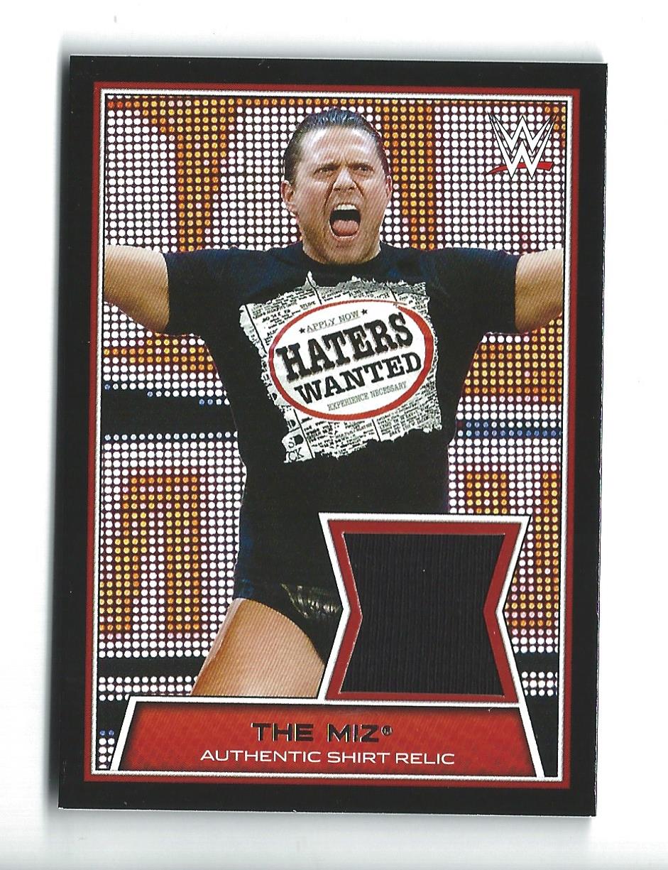 2014 Topps WWE Road to WrestleMania Swatch Relics #NNO The Miz/Shirt