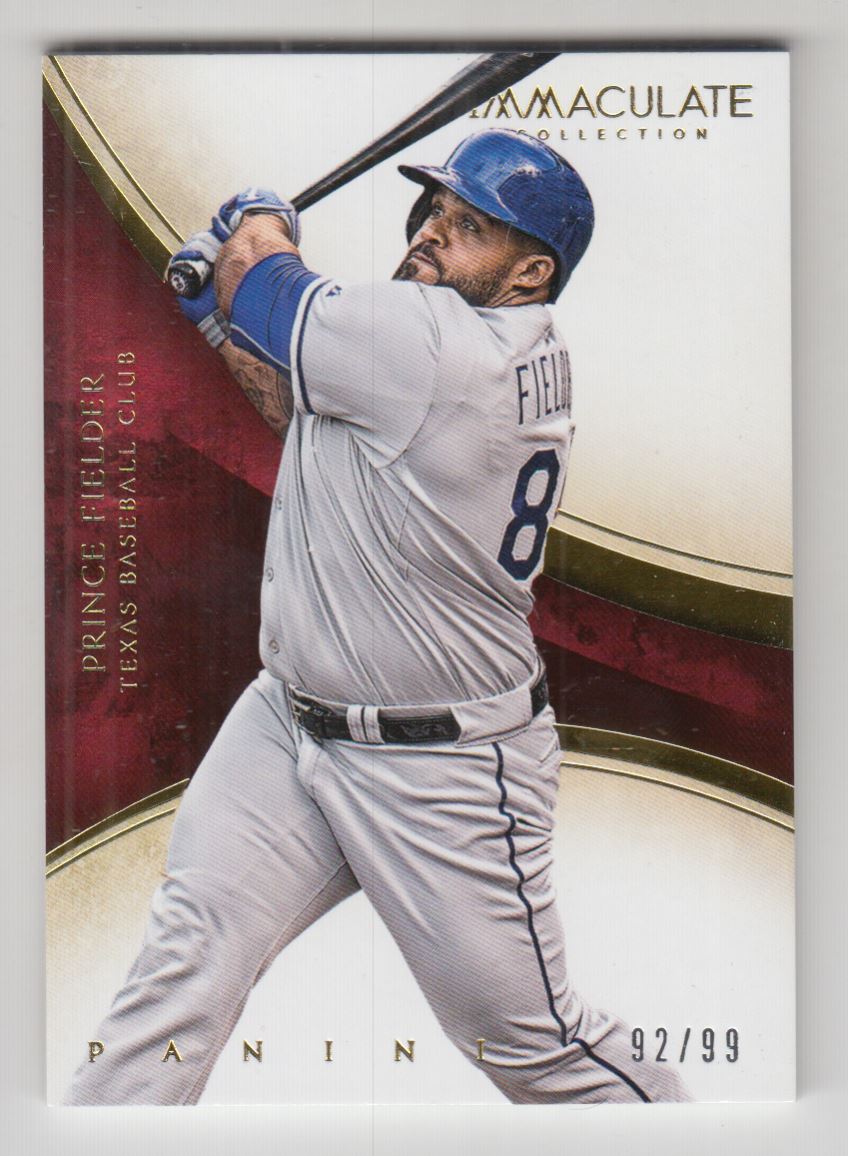 2014 Immaculate Collection #51 Prince Fielder