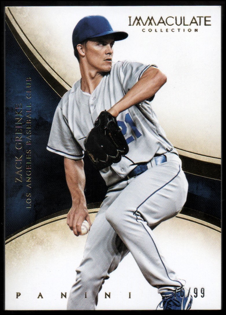 2014 Immaculate Collection #74 Zack Greinke