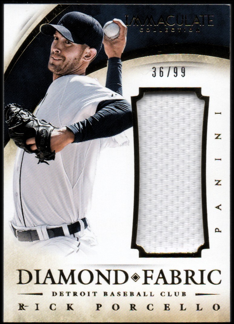 2014 Immaculate Collection Diamond Fabric #10 Rick Porcello/99