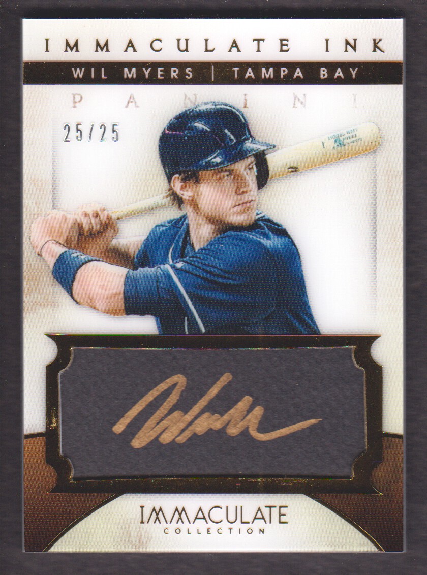 2014 Immaculate Collection Immaculate Ink #26 Wil Myers/25