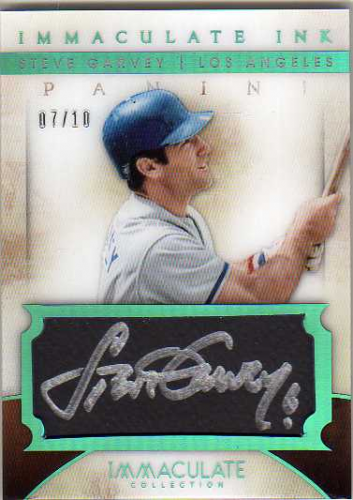 2014 Immaculate Collection Immaculate Ink Blue #49 Steve Garvey