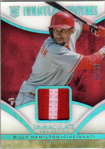 2014 Immaculate Collection Immaculate Swatches Prime #76 Billy Hamilton/99