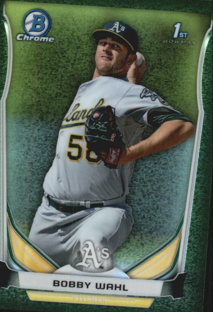 2014 Bowman Chrome Prospects Series 2 Black Static Refractors #BCP79 Bobby Wahl