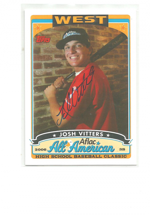 2006 Topps AFLAC Autographs #JV Josh Vitters/Issued in 08 Bowman Draft