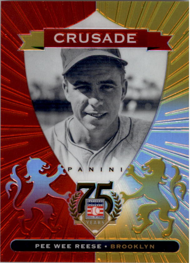 2014 Panini Hall of Fame Crusades Red #60 Pee Wee Reese