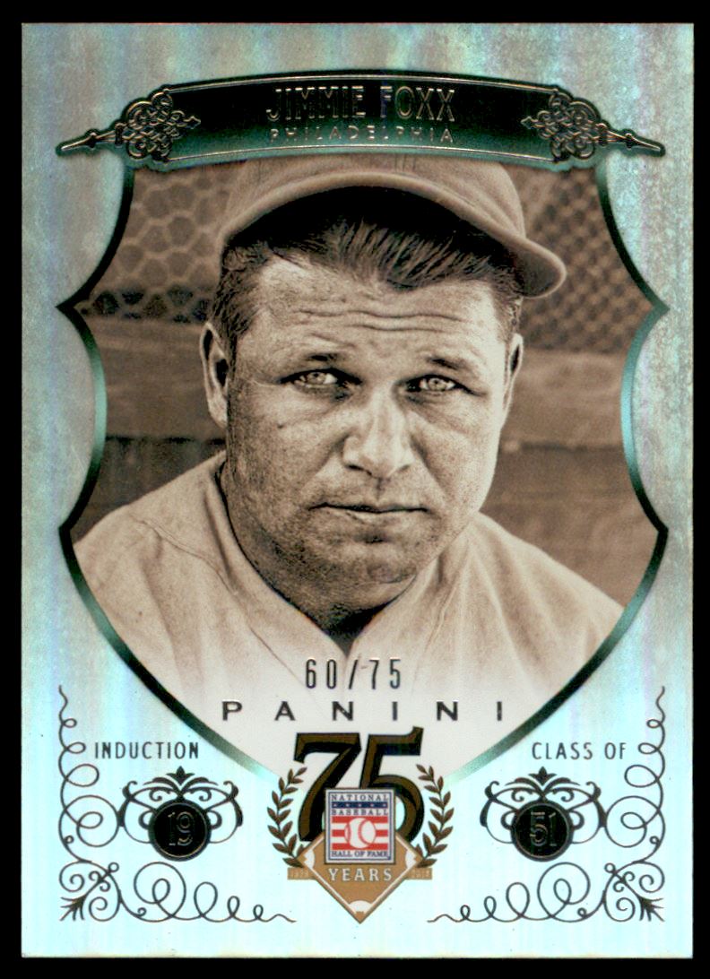 2014 Panini Hall of Fame Green Frame #23 Jimmie Foxx