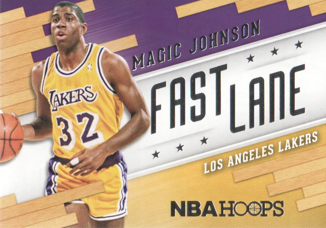 2014-15 Hoops Fast Lane #12 Magic Johnson
