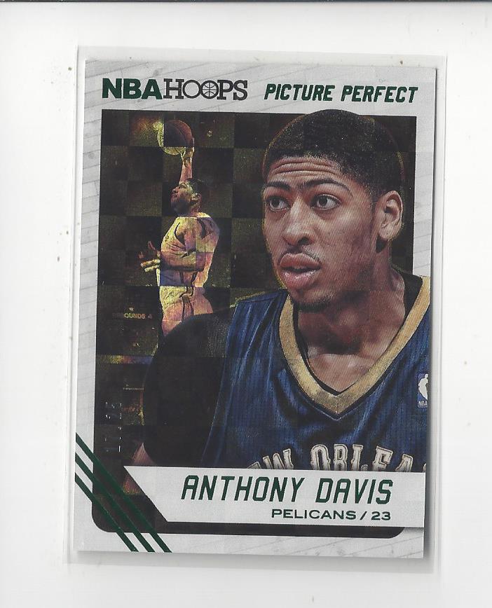 2014-15 Hoops Picture Perfect Holo Green #14 Anthony Davis
