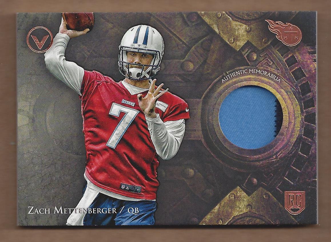 Details about 2014 Topps Valor Patches #VPZM Zach Mettenberger Jersey