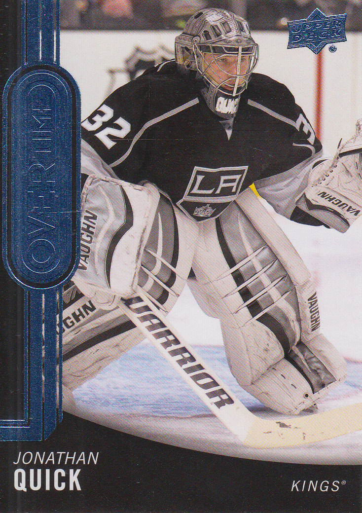 2014-15 Upper Deck Overtime Blue #8 Jonathan Quick
