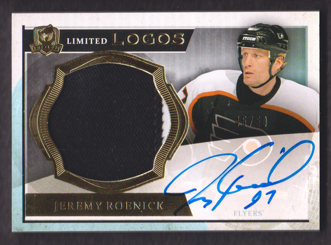 2013-14 The Cup Limited Logos Autographs #LLRO Jeremy Roenick/50