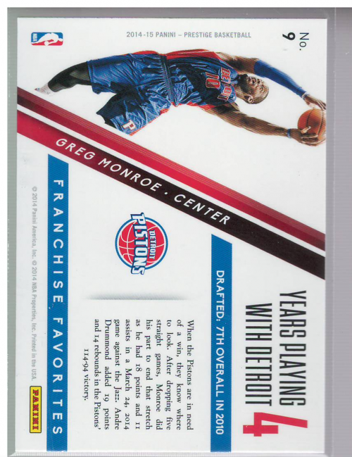 A6776- 2014-15 Prestige Plus Bk Assorted Inserts2 -You Pick- 15+ FREE US SHIP - Picture 5 of 443