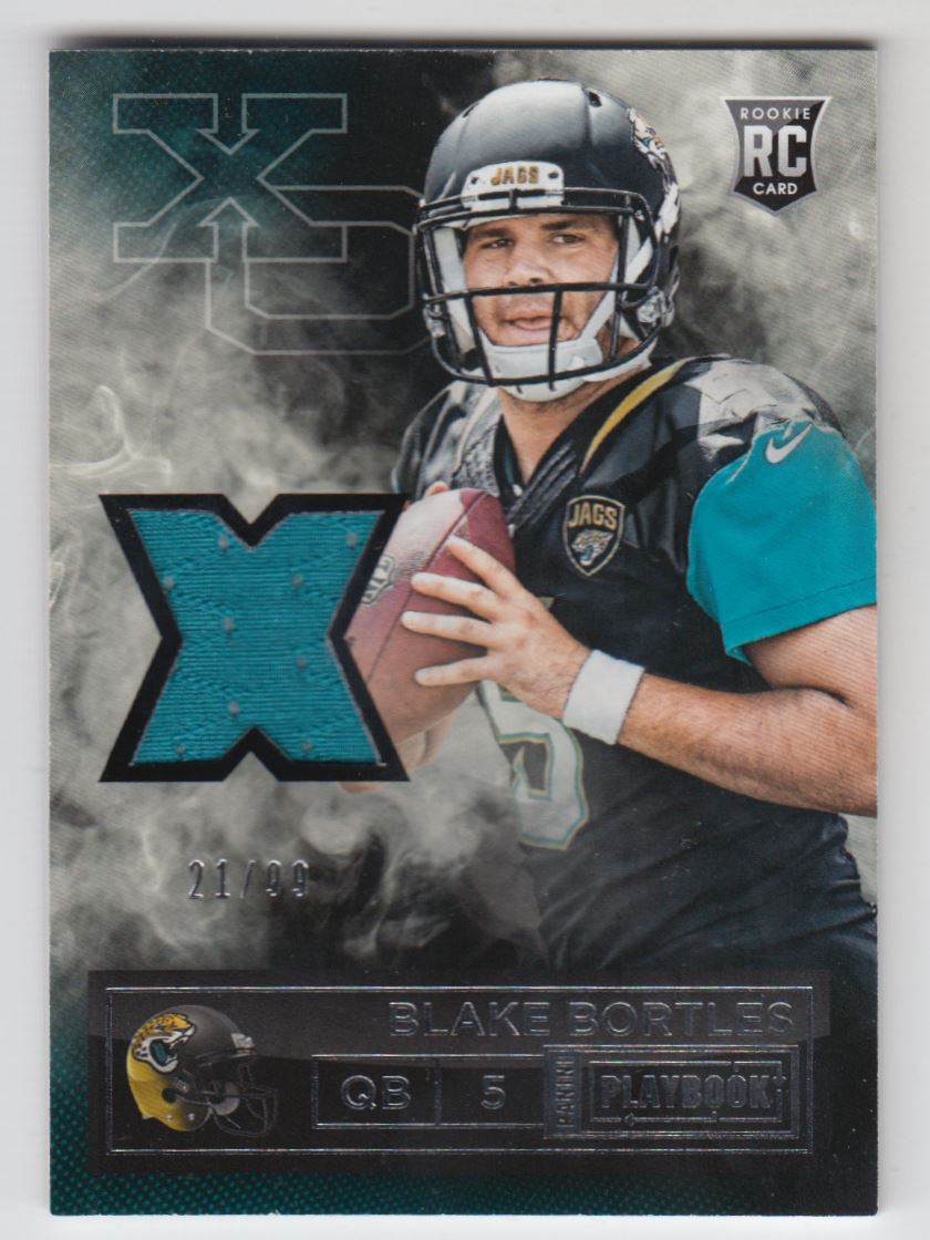 2014 Panini Playbook Rookie X's and O's Materials #38 Blake Bortles
