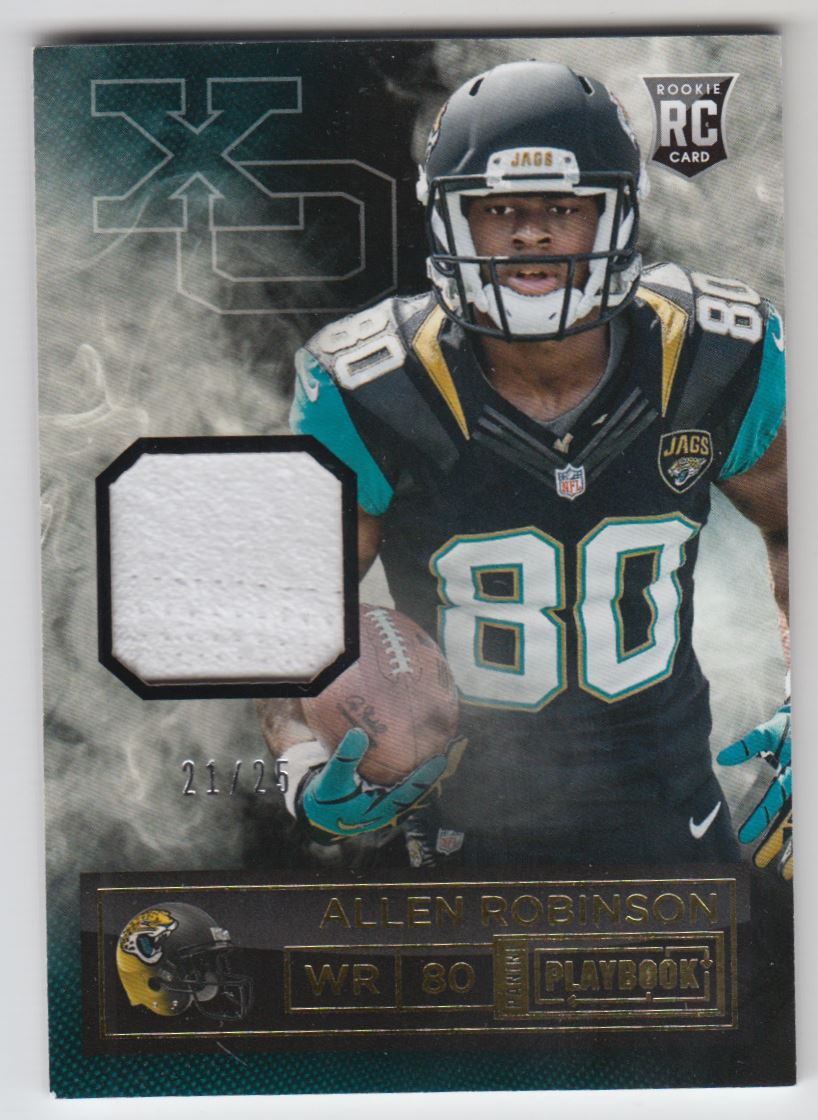 2014 Panini Playbook Rookie X's and O's Materials Prime #18 Allen Robinson
