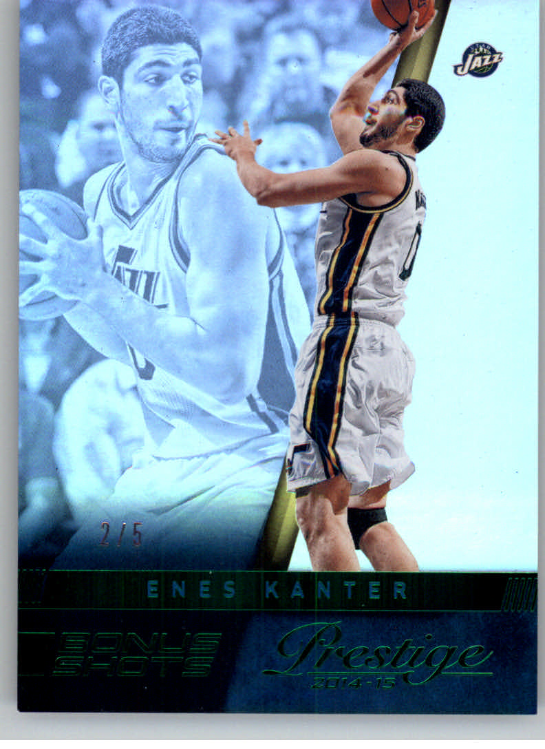 2014-15 Prestige Premium Bonus Shots Green #10 Enes Kanter