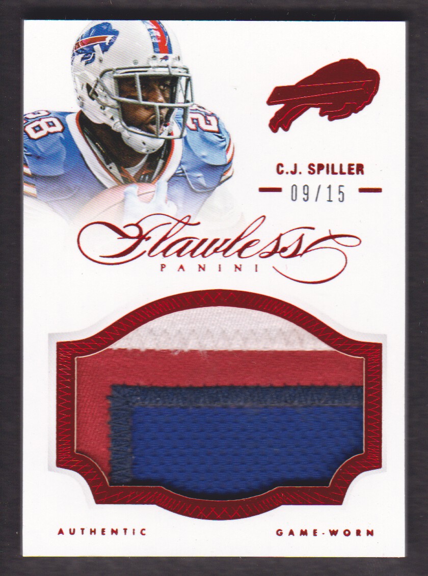 2014 Panini Flawless Patches Ruby #10 C.J. Spiller