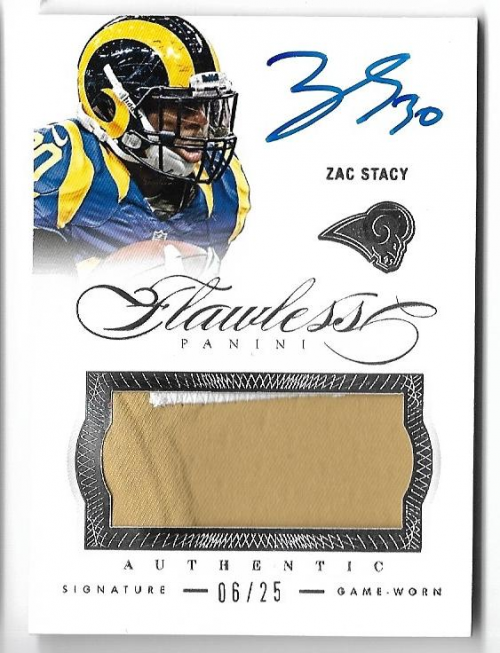 2014 Panini Flawless Patches Autographs #100 Zac Stacy