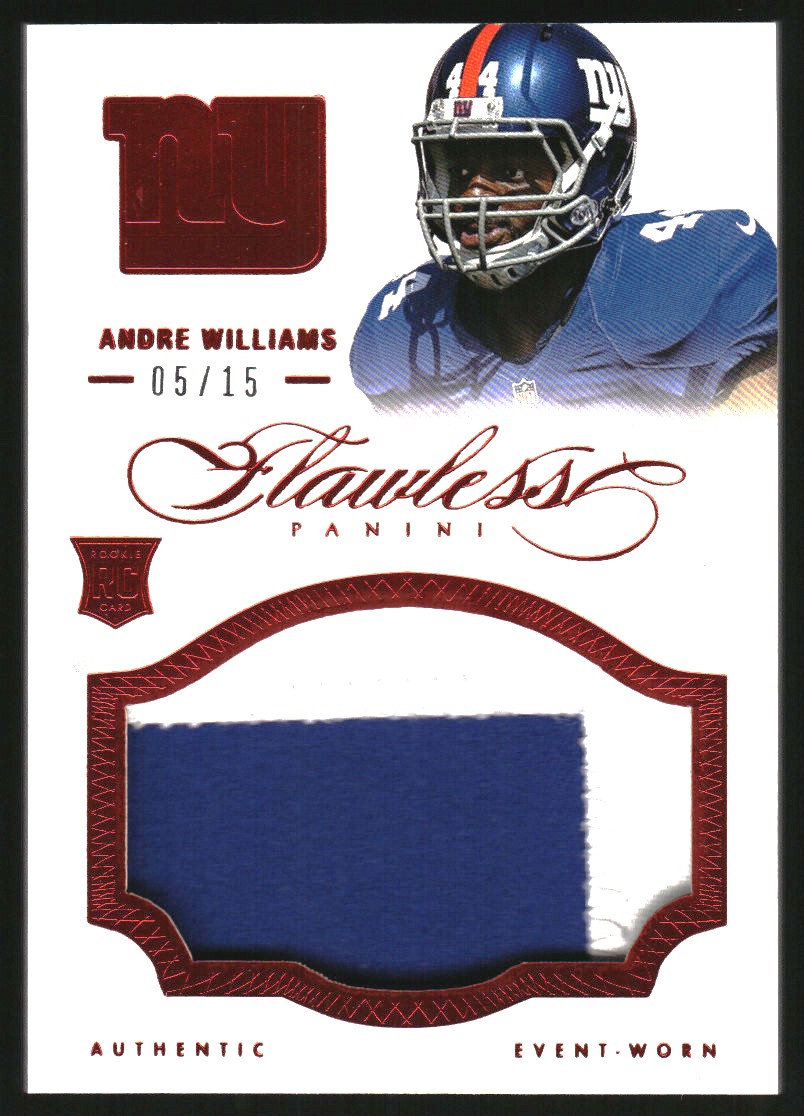 2014 Panini Flawless Rookie Patches Ruby #23 Andre Williams