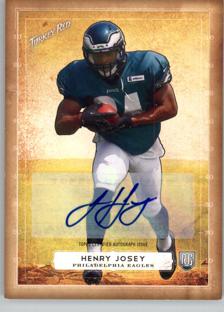 2014 Topps Turkey Red Autographs #40 Henry Josey