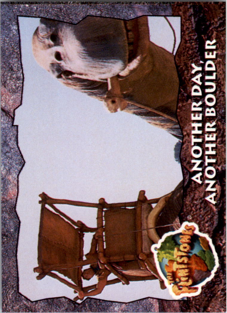 1993 Topps The Flintstones Movie #11 Another Day, Another Boulder