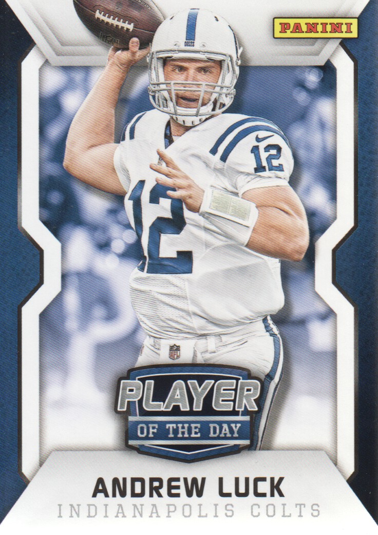 2014 Panini Player of the Day #1 Andrew Luck