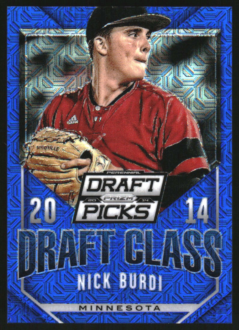 2014 Panini Prizm Perennial Draft Picks Draft Class Prizms Blue Mojo #44 Nick Burdi