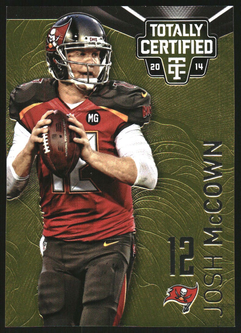 2014 Totally Certified Platinum Gold #89 Josh McCown