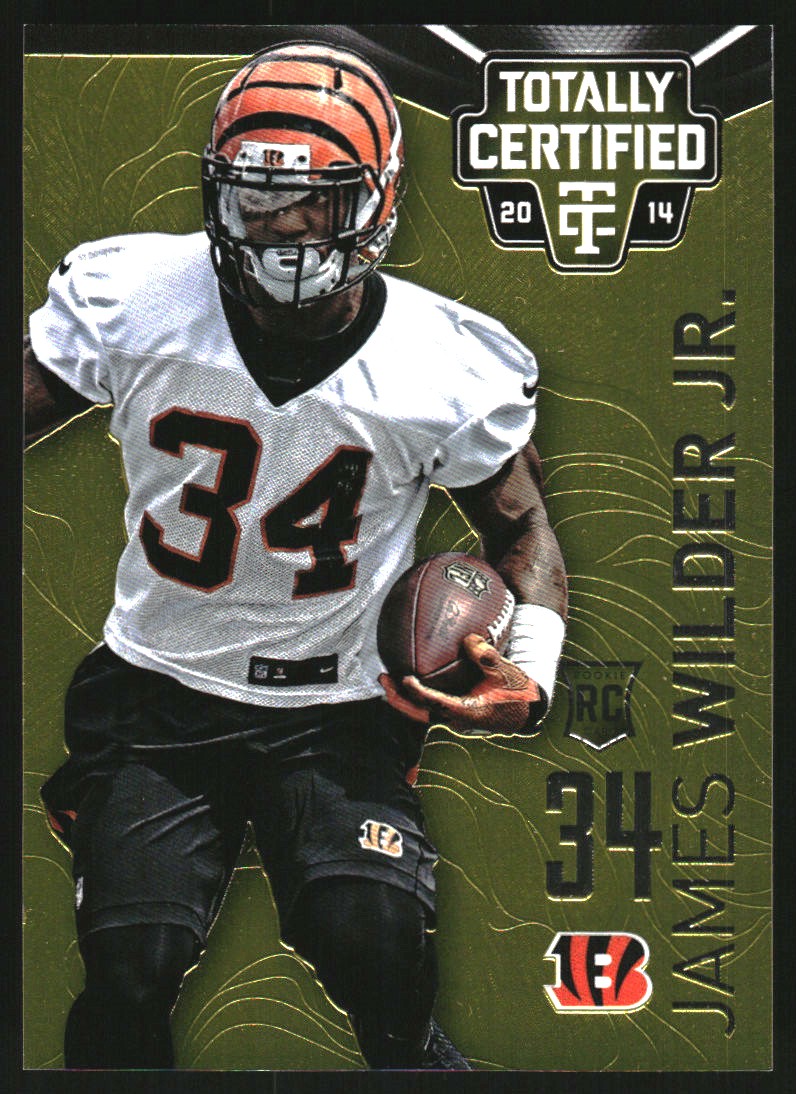 2014 Totally Certified Platinum Gold #114 James Wilder Jr.